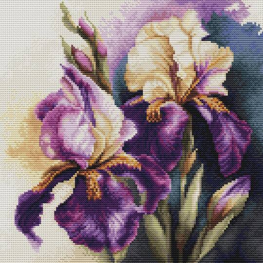 Luca-S Iris Burgermeister Counted Cross Stitch Kit
